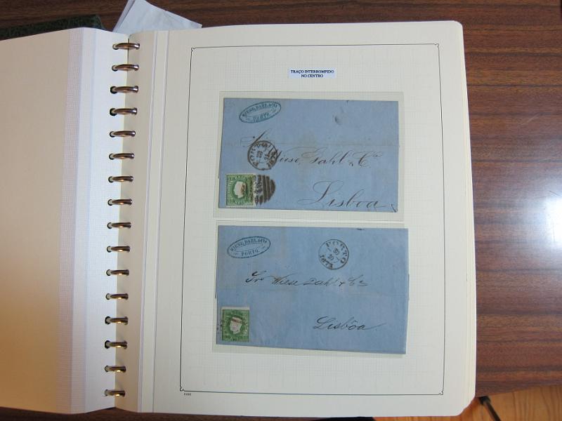 0014 (62).jpg -     Lote:    14      Marcofilia      Lotes Especiais       Descrição:      Portugal.   Colecção montada em dois álbuns com estudo especializado das marcas de duplo círculo e circulares do Porto, com selos de diversas emissões e cartas. Lote a ver.        Lote       Valor Base:     &euro; 1.500,00     Valor Venda:     &euro; 1.500,00     